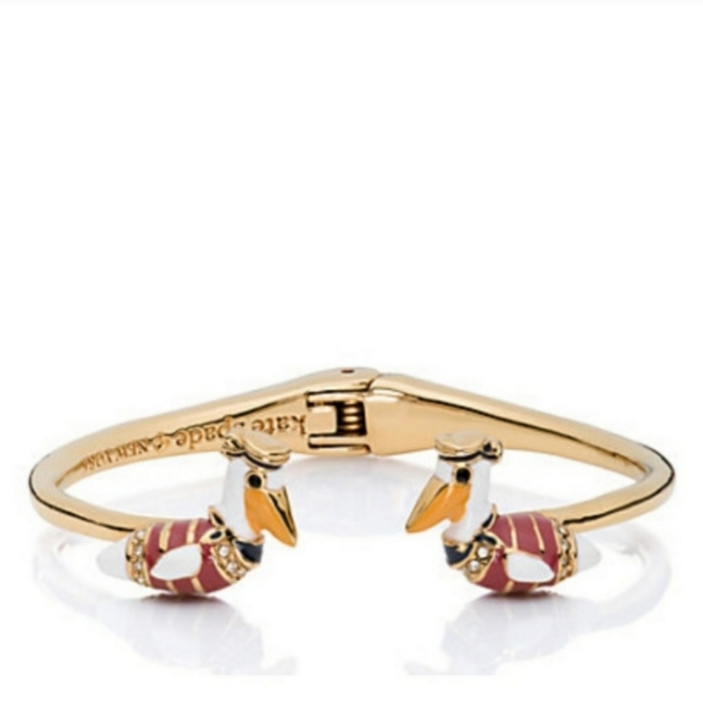 KATE SPADE ♤ Taking Flight Pelican Cuff Bracelet